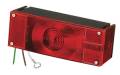 Wesbar Taillight 7-Function, Waterproof Over 80" Low Profile w/Stripped Leads - Right/Curbside