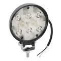 Wesbar Round Auxiliary LED Work Light for Hardwiring w/Mounting Stud