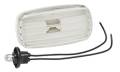 TRAILER ACCESSORIES - Trailer Lighting - Bargman - BARGMAN 30-58-007 CLEARANCE LIGHT #58 SERIES CLEAR W/WHITE BASE