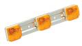 Wesbar - Wesbar 003301 ID Light Bar - Standard - Amber - Zinc Plated