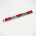 Wesbar 203309 Waterproof ID Light Bar - Stainless Steel - Red