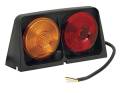 Wesbar 8260000 Dual Agricultural Light with Amber/Red/Blank - Includes Left Hand Pigtail