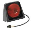 Wesbar 8261003 Agricultural Light - Single with Red/Black with Brake Light Function - Includes 2-Way Weather Pack Tower