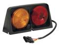 Wesbar 8261506 Dual Agricultural Light with Amber/Amber Red/Blank with Brake Light Function - Includes Left Hand Draw-Tite 4-Flat