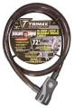 Trimax Locks - Trimax Locks TAL2572 6' X 25mm Alarm Lock & Quadra-Braid Cable