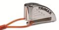 Trimax Locks - Trimax Locks TAL88 Alarmed Chrome 7mm Lock  with Pouch - Safety Cable and 3 Keys