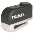 TRIMAX LOCKS - Motorcycle Rotor/Disc Locks - Trimax Locks - Trimax Locks TAL7PB Alarmed Disc Lock  with Pouch and Reminder Cable