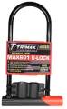 Trimax Locks MAX601 Medium Security Bicycle U-Shackle 4-1/8 in. X 11 in. Inside with 14mm  Shackle