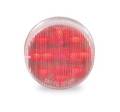 CUSTER LIGHTING PRODUCTS - LED Marker Lights - Custer Products - Custer CPL25CR 2.5 in. Round Red LED Light - 13 Diode with Clear Lens