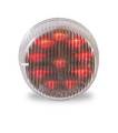 CUSTER LIGHTING PRODUCTS - LED Marker Lights - Custer Products - Custer CPL2CR 2 in. Round Red LED Light with Clear Lens - 10 Diode