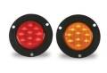 Custer CPL2RF 2 in. Round Red LED Light with Flange Mount - 10 Diodes