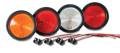 CUSTER LIGHTING PRODUCTS - Incandescent Directional - Custer Products - Custer G4R-R 4 in. Round Red Sealed Stop/Tail/Turn Light with  Reflex