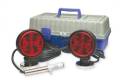 CUSTER LIGHTING PRODUCTS - Commercial Tow Lights - Custer Products - Custer HDTL30CC HD Towing Lights - 30 ft. Cord - 4 Round Plug - 70# Round Magnets - Carrying Case