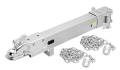 Fulton HPB5040101 Fold-Away 34 in. Coupler Kit - 2 in. Ball Size - 3 in. x 4 in. Trailer Beam - Zinc Finish - Rating 5000 lbs.