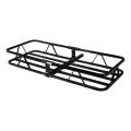 CARGO MANAGEMENT - Cargo Carriers - CURT - CURT Mfg 18145  Basket Cargo Carrier - Bolt-together basket barrier with fixed shank and adapter sleeve