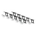 HITCH ACCESSORIES - Brackets - CURT - CURT Mfg 58002010  Easy Mount Electrical Bracket 10 Pack - Easy Mount Bracket for 4 or 5-way Flat Plug Connectors 10-Pack