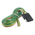 CURT Mfg 58041  4-Way Flat 60 In Car Bonded Packaged - 4-way flat car end with 60 IN bonded wire