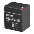 CURT Mfg 52023  Battery - Sealed lead acid 12 volt battery, 5 amp/hour, for 1-3 axle trailers