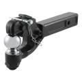 HITCH ACCESSORIES - Pintle Hooks & Drawbars - CURT - CURT Mfg 48006  Receiver Mounted Ball & Pintle Hook - 2-5/16 IN Ball